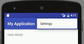 android menu icon three dots
