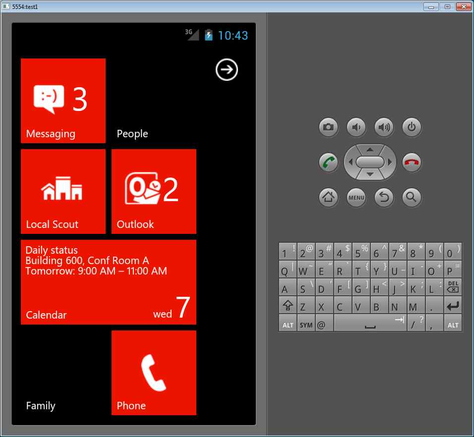 WP7onAndroidSim