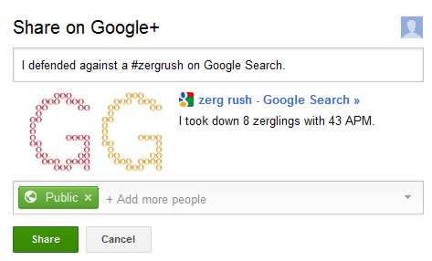 Google S Zerg Rush Easter Egg Goes Viral