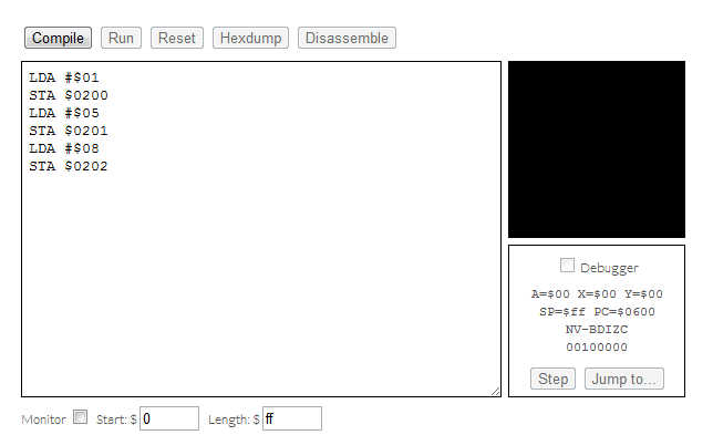 assembly6502easy