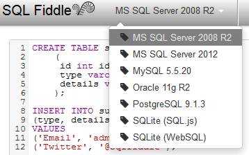 sqlfiddle