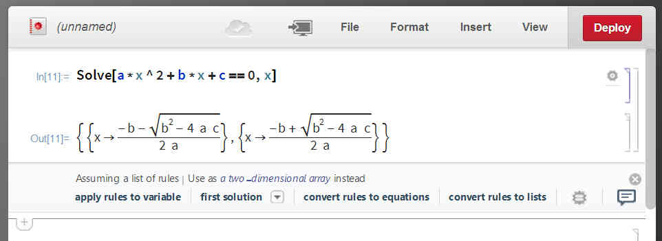 mathematica symbolic solver mathematica symbolic solver