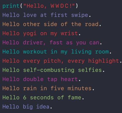 wwdc16poem