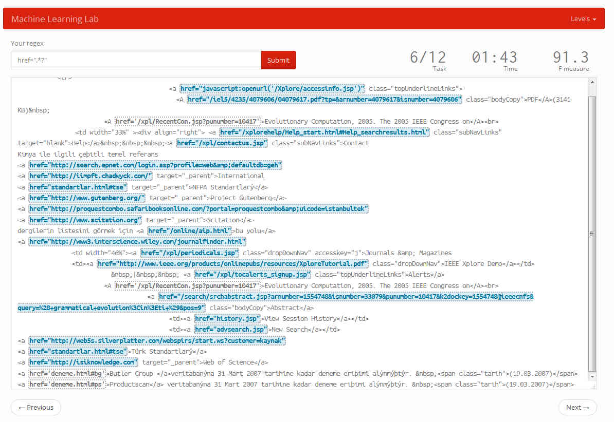 Regex machine learning discount