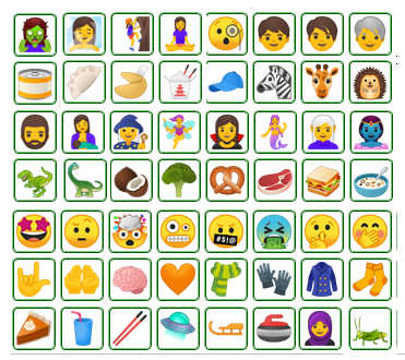 Emoji list unicode