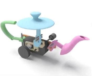 wind up toy car mechanism