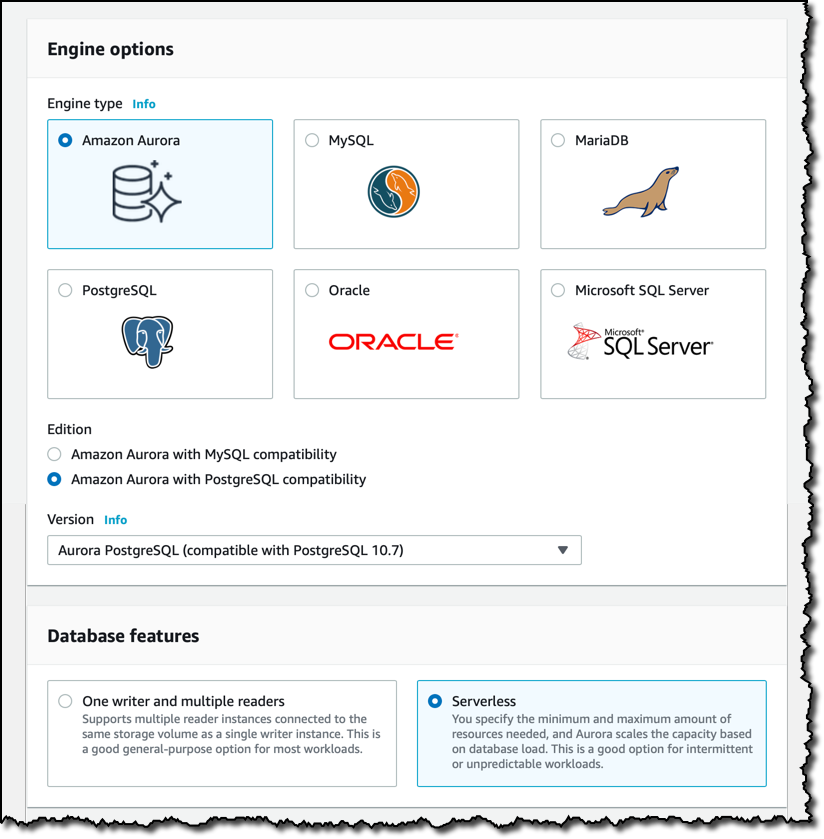 aurora serverless postgresql