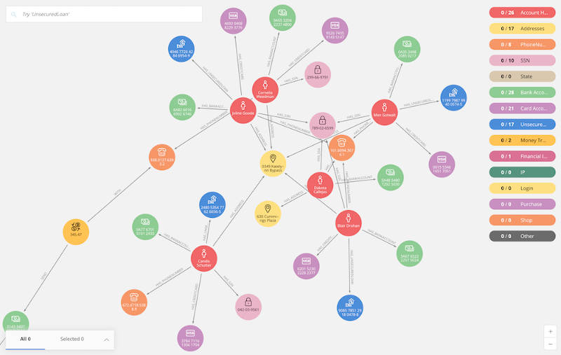 neo4j bloom financial fraud detection