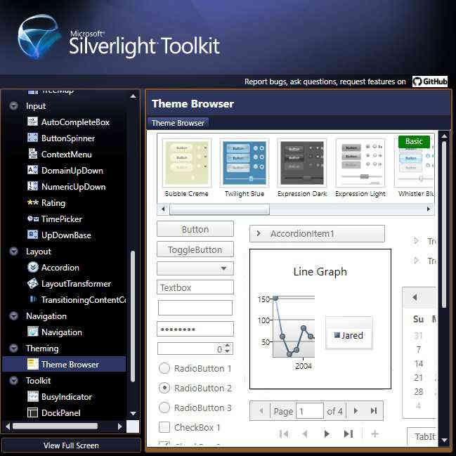 themes in OpenSilver 2.1