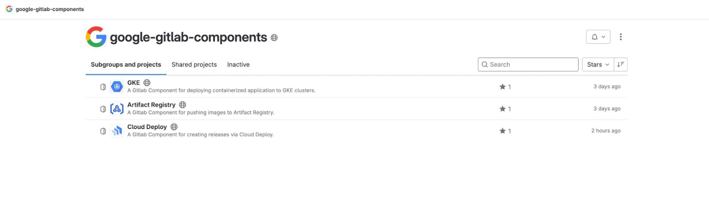 google gitlab